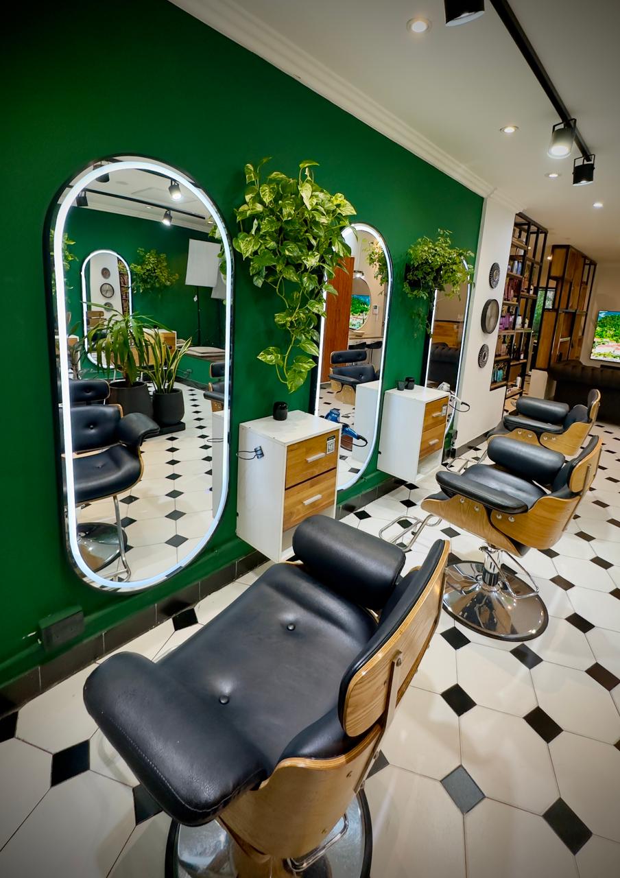 Ambiente del salón Niz Estudio peluquería